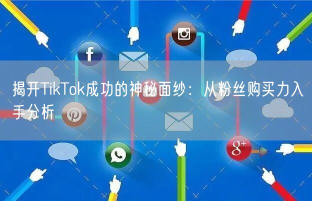 揭开TikTok成功的神秘面纱：从粉丝购买力入手分析