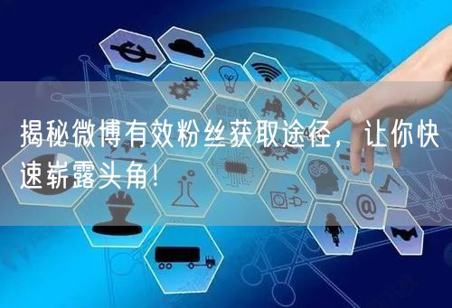 揭秘微博有效粉丝获取途径，让你快速崭露头角！