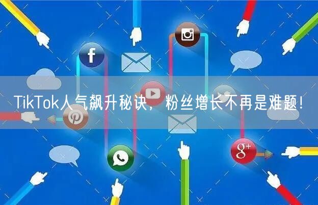 TikTok人气飙升秘诀，粉丝增长不再是难题！