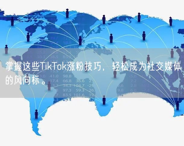 掌握这些TikTok涨粉技巧，轻松成为社交媒体的风向标。