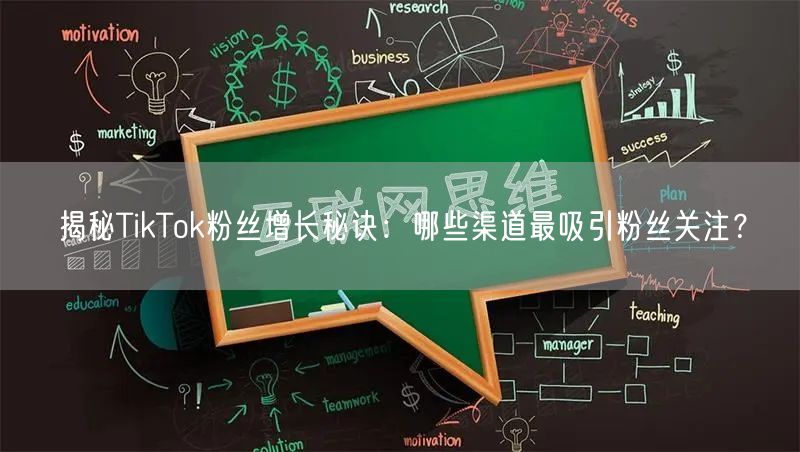 揭秘TikTok粉丝增长秘诀：哪些渠道最吸引粉丝关注？