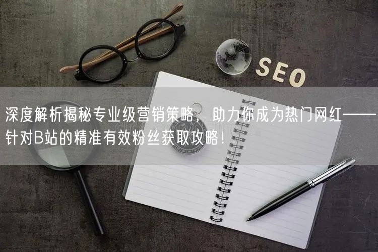 深度解析揭秘专业级营销策略，助力你成为热门网红——针对B站的精准有效粉丝获取攻略