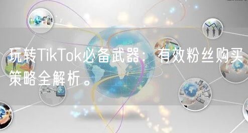 玩转TikTok必备武器：有效粉丝购买策略全解析。