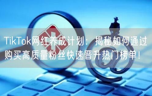 TikTok网红养成计划：揭秘如何通过购买高质量粉丝快速晋升热门榜单！
