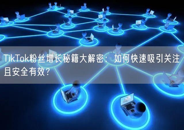 TikTok粉丝增长秘籍大解密：如何快速吸引关注且安全有效？