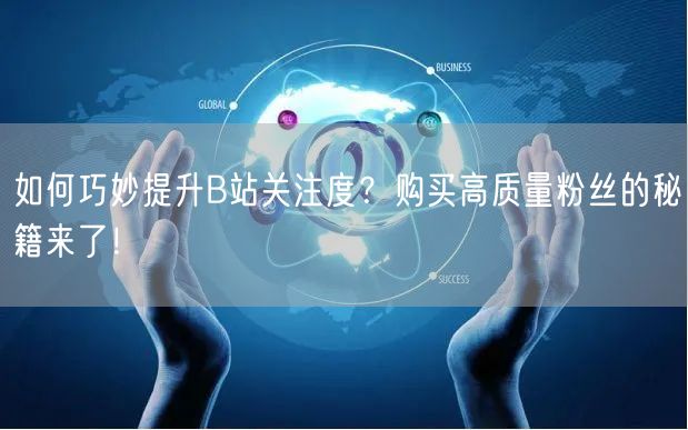 如何巧妙提升B站关注度？购买高质量粉丝的秘籍来了！