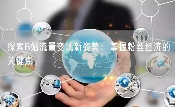 探索B站流量变现新姿势：掌握粉丝经济的关键点