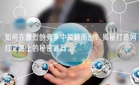 如何在激烈的竞争中脱颖而出？揭秘打造网红之路上的秘密武器。