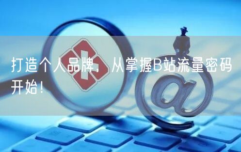打造个人品牌，从掌握B站流量密码开始！