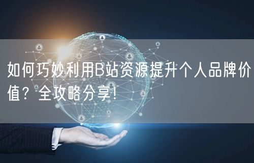 如何巧妙利用B站资源提升个人品牌价值？全攻略分享！
