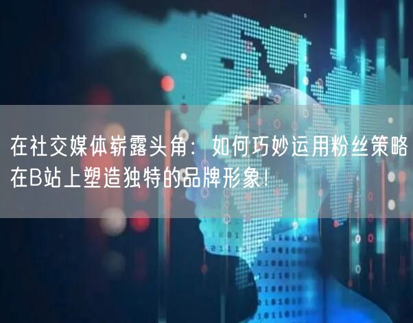 在社交媒体崭露头角：如何巧妙运用粉丝策略在B站上塑造独特的品牌形象！
