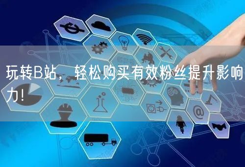 玩转B站，轻松购买有效粉丝提升影响力！