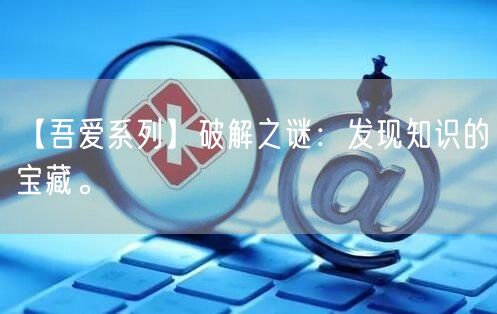 【吾爱系列】破解之谜：发现知识的宝藏。