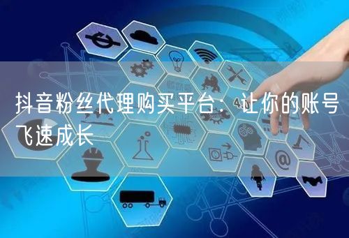 抖音粉丝代理购买平台：让你的账号飞速成长