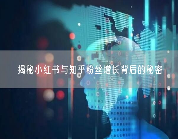 揭秘小红书与知乎粉丝增长背后的秘密