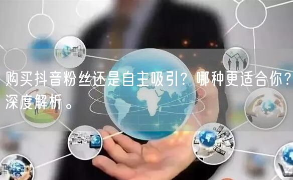 购买抖音粉丝还是自主吸引？哪种更适合你？深度解析。