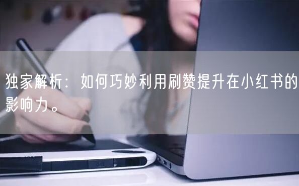 独家解析：如何巧妙利用刷赞提升在小红书的影响力。