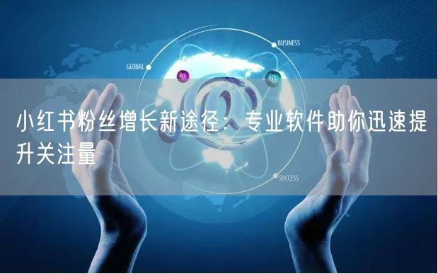 小红书粉丝增长新途径：专业软件助你迅速提升关注量
