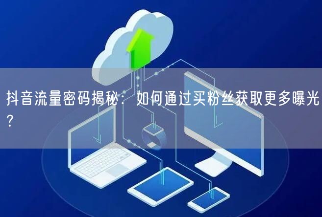 抖音流量密码揭秘：如何通过买粉丝获取更多曝光？