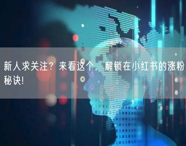 新人求关注？来看这个，解锁在小红书的涨粉秘诀!