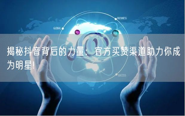 揭秘抖音背后的力量：官方买赞渠道助力你成为明星!
