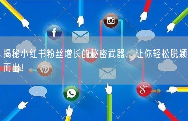 揭秘小红书粉丝增长的秘密武器，让你轻松脱颖而出！